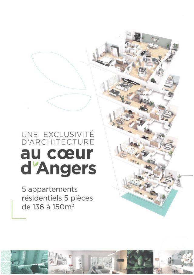 Appartement F5 à vendre - 5 pièces - 140.0 m2 - ANGERS - 49 - PAYS-DE-LOIRE - Century 21 Maison Sabot